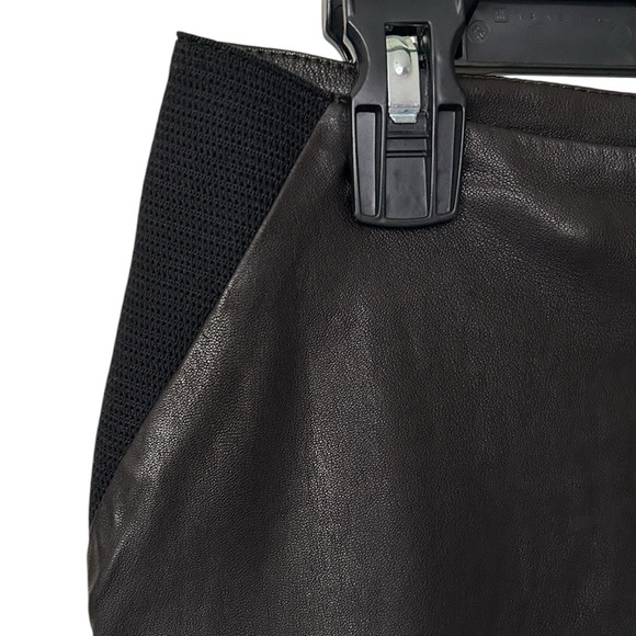 Armani Collezioni Lamb Leather Skinny Pants Black Excellent Size 6 - Picture 3 of 7